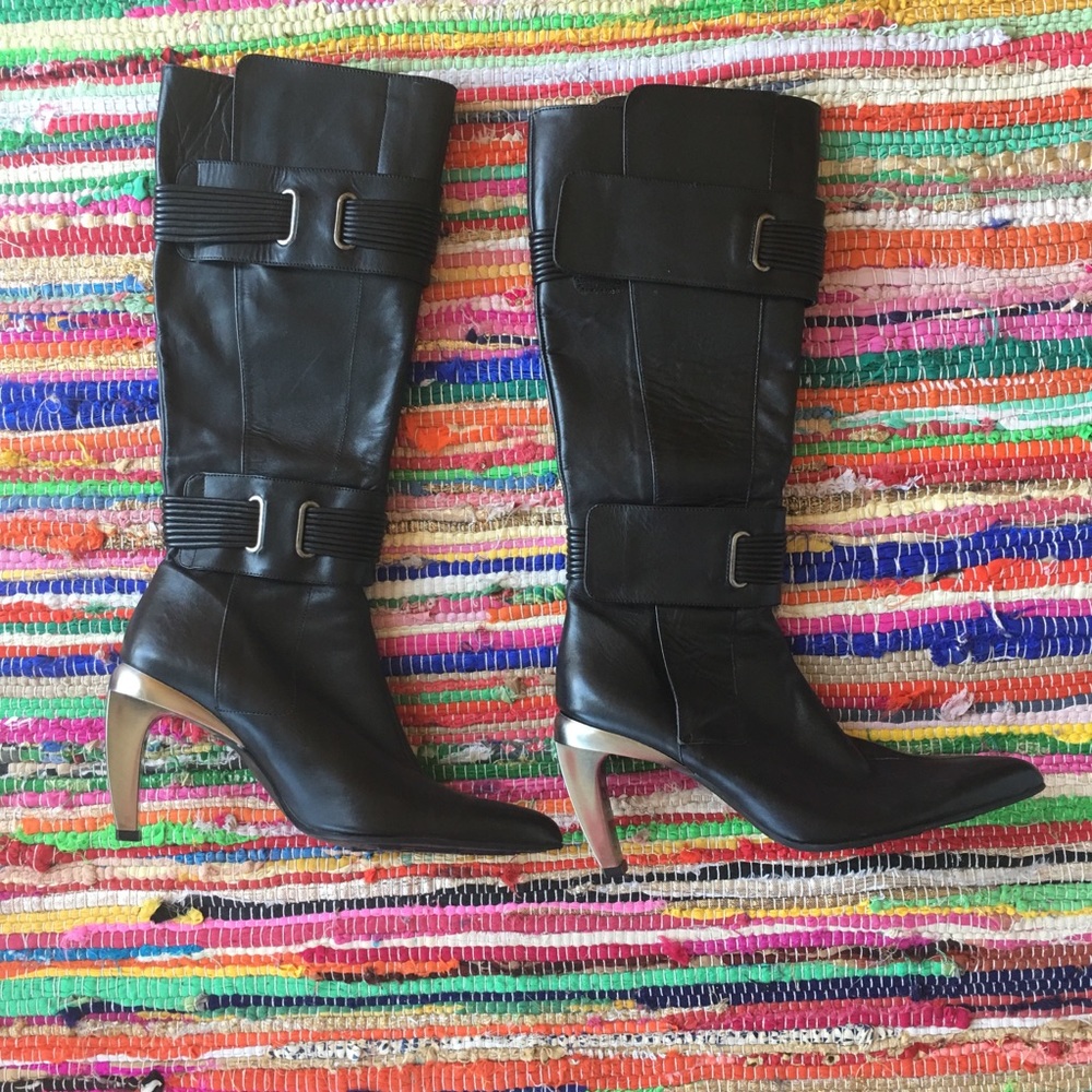 Diesel leather boots